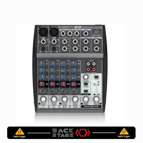 Mezcladora Behringer Xenyx 802 Premium De 8 Canales