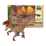 Juguete Velociraptor Con Huevo Simulacion Mega Size