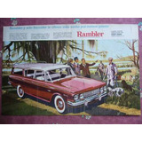 Rambler Lámina Publicitaria / Año 1962