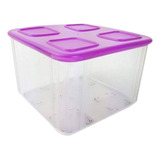 Clear Mate Quadrado Alto 1,62lt Policarbonato Tupperware