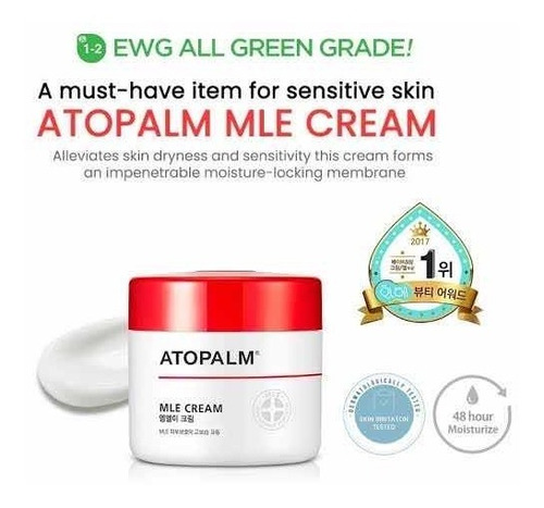 Atopalm Mle Cream 100ml Crema Con Ceramidas K-beauty