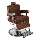 Cadeira De Barbeiro Salão De Beleza Reclinavel Premium Full