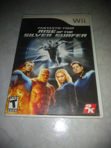 Nintendo Wii Wiiu Juego Fantastic Four Rise Of Silver Surfer