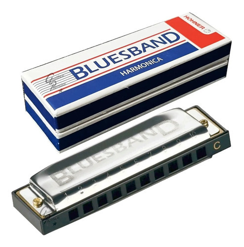 Armonica Blusera Hohner Blues Band Diatonica Tono Do