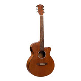Guitarra Electroacustica Bamboo Ga-40-mahogany-q Oferta!