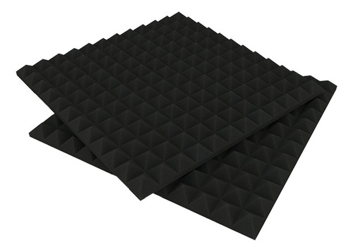 Pack X 10 U Panel Acústico Acuflex Piramide 50x50x3 Cm