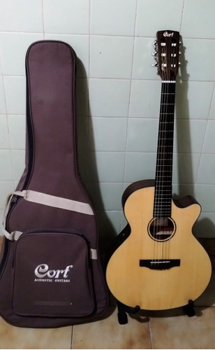 Guitarra Electroacustica Cort Cec3 (como Nueva)