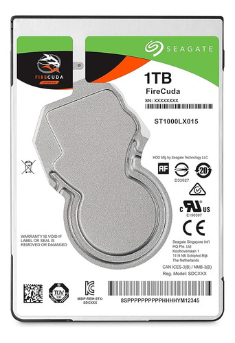 Hd Seagate Firecuda 2.5 Pol. 1tb