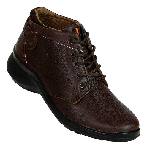 Botin Verde Tabaco Mujer Cafe Piel 8011