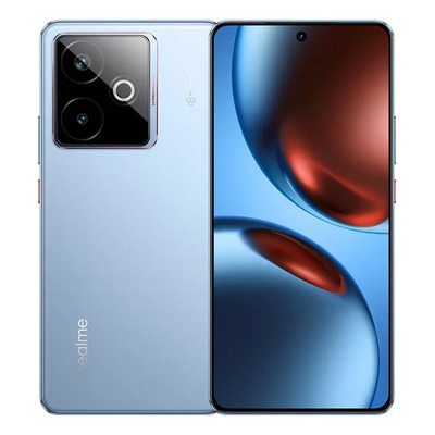Celular Realme Gt 7t 5g 12 Gb Ram 256 Gb Rom Ltpo Amoled 6.8 pulgadas 120hz Mediatek Dimensity 8400 Max 50mp Imx 896 Ois Cámara 7000mah Cargador Supervooc 120w de americano Versión México Azul | Meses sin interés