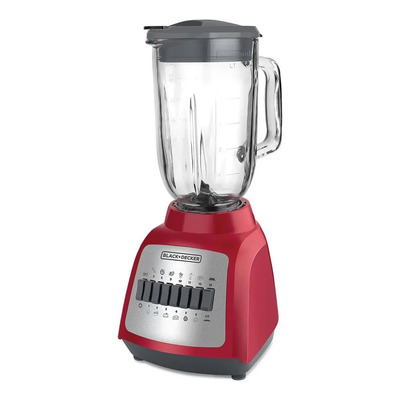 Licuadora Black+Decker Durapro Blbd210Gr 1.25 L roja con vaso de vidrio | Envío gratis