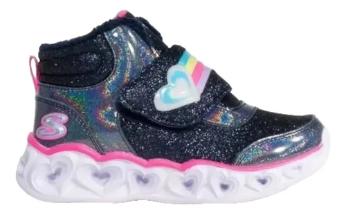 Tenis Skechers Niña Lights-herart Brilliant 302669l Marino