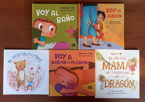 5 Libros Mama Dragón Voy Dormir Baño Jardín Quiero Medus Tb