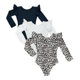 Kit Roupa Infantil Bory Blusa De Frio 3 Peças Luxo Novidade