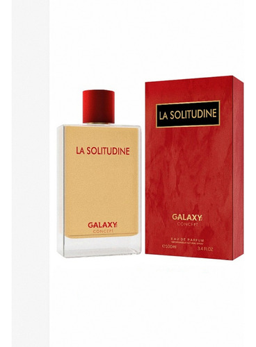 Perfume La Solitudine Edp 100ml Galaxy Plus Feminino Compatível Com Dgabana Vermelho