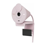 Camara Logitech Brio 300, Webcam Full Hd Rightlight 2, Rosa