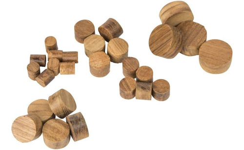 Teak Boat Wood Plug (20-pack), 3/8-inch