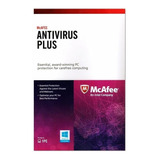 Antivirus Plus Mcafee Tarjeta De Activacion 1 Año 1pc Bxmav1