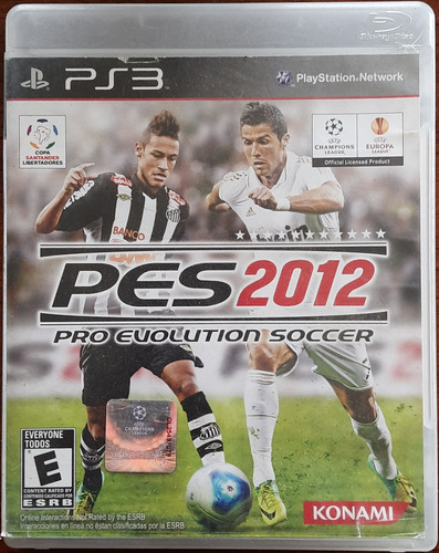 Juego Pes 2012 Konami Usado Fisico Ps3 Inserts Playstation 