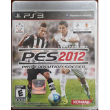 Juego Pes 2012 Konami Usado Fisico Ps3 Inserts Playstation 