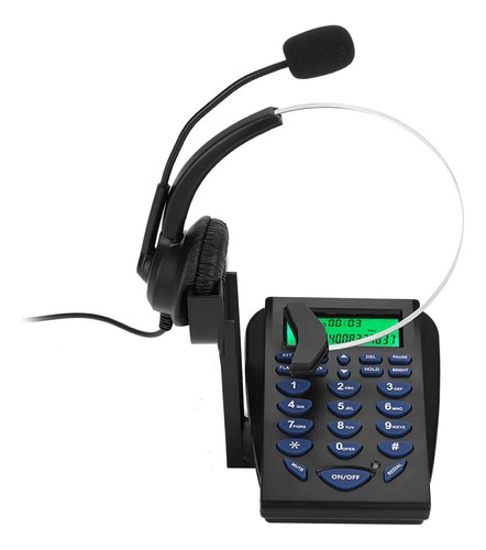 Teléfono Con Cable De Auriculares & Dialpad Diadema Call C