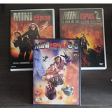 Dvd Mini Espias 1, 2 Y 3d En Pack Usadas
