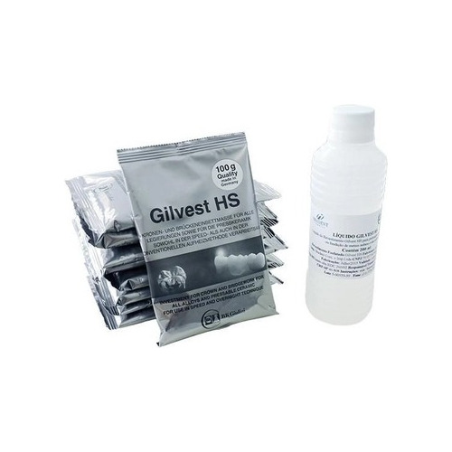 Kit Revestimento Gilvest 900gr (9 Saches 100g +  230ml.)