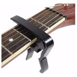 Capo Trasto Black Guitarra, Ukulele, Color Negro