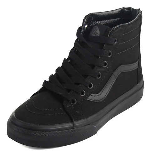 Tenis Vans Sk8 Hi Zip Negro Kids Niño Infantil - Vn000w9wiu6 | Envío gratis