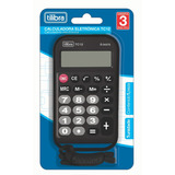 Calculadora Tilibra Tc12 Preta 8 Dígito Bolso Cordão 239046