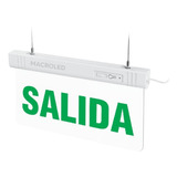 Cartel Luminoso Led Macroled Salida Montaje Sup O Lateral