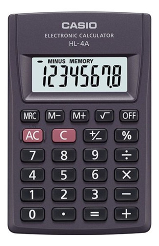 Calculadora Básica 8 Dígitos Casio Portátil