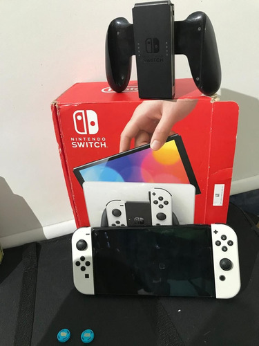 Nintendo Switch Oled 64gb Standard Blanco Y Negro (usado)