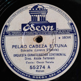 Pasta Orquesta Car Continental Fertonani Valeta Odeon C487