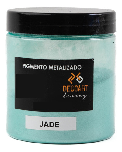 Pigmento Metalizado Verde Jade Decoart Para Resina Epoxi 50g