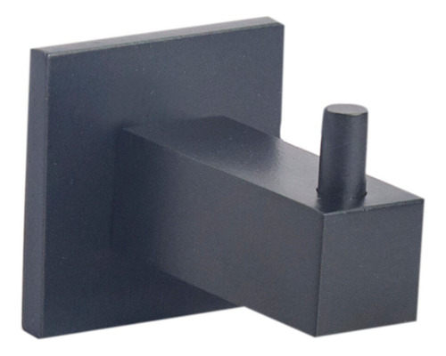 Percha Simple Accesorio Baño Ottone Qubic Negro 1000.5