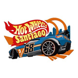 Decoracion Cuarto Infantil Carros Hot Wheels Vinil Nombre