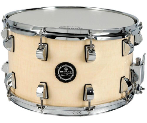 Caixa De Bateria Nagano Big Beat 14  X 8  - Creme