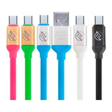 Kit 10 Cabo Usb Type C Tipo C Carregar Emborrachado Atacado 