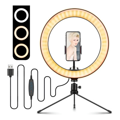 Hinglight Iluminação Mesa Ringlight Luz High Light Profissio 127/220v Preto