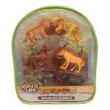 Set Animales De Selva Mochila Figuras Surtidas Ok Baby