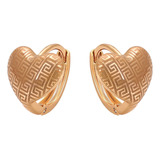 Aretes Arracadas Corazón P/ Dama O Niña Oro 18k Laminado