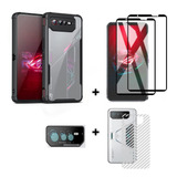 Capa Rog Phone 6/6d Armour+2 Películas 3d Premium+pel Cam T