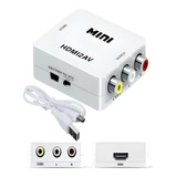 Mini Conversor Hd Vídeo Hdmi X Av Rca - Hdmi2av