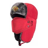 Gorro Ruso Ushanka Boina Piloto Militar Caza Ski Impermeable