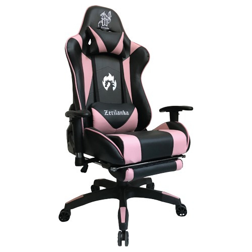 Silla Tipo Gamer Reclinable Giratoria Con Cojines Lumbares