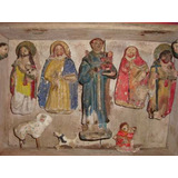 Retablo Madera  Nacimiento-pesebre Andino Santo