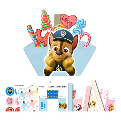 Kit Imprimible Día Del Niño Cumpleaños Regalo Caja De Dulces