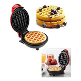 Máquina Grill Antiaderente Para Fazer Mini Waffle Panqueca