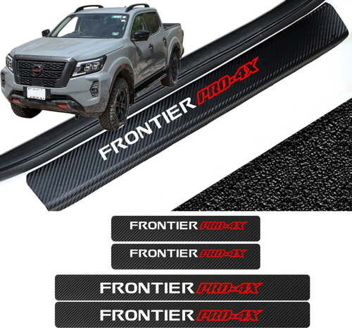 Sticker Protección Estribos Puertas Nissan Frontier Pro-4x